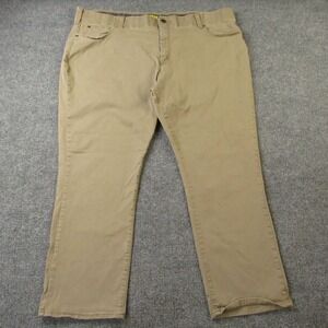 Lee Extreme Motion Pants Mens 48x29‎ Straight Fit Tapered Leg Tan Performance